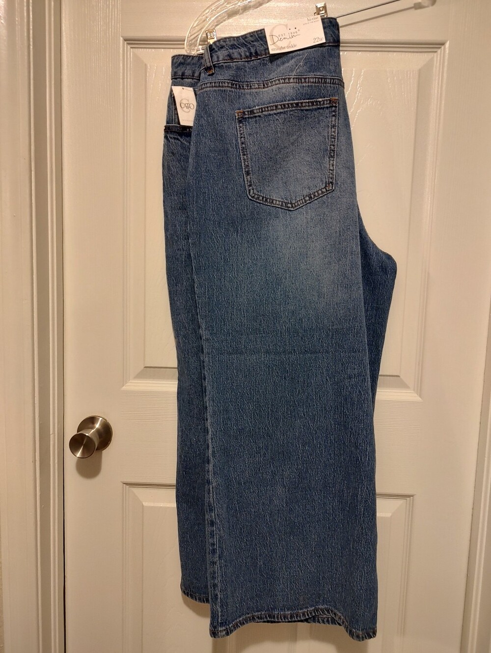 Cato Women's Straight Leg Jeans - Medium Blue
